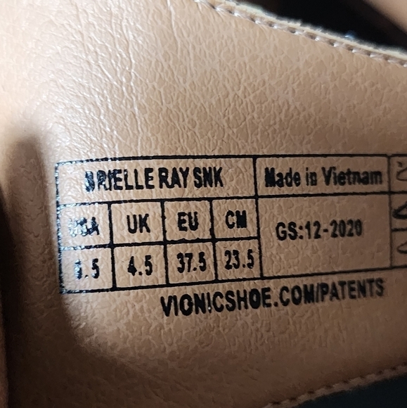 Vionic Brielle sporty leather strap chunky platform sling back sandal size 6.5 - Picture 10 of 10